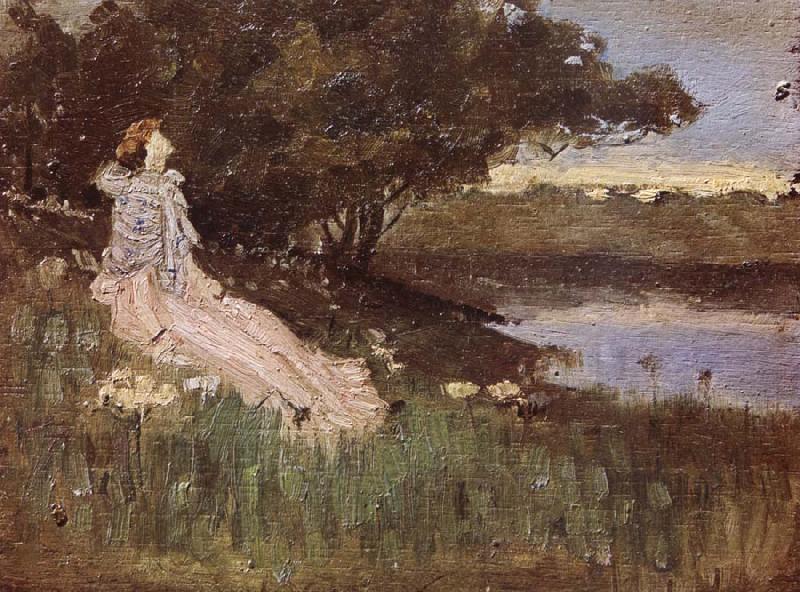 Charles conder Miss Raynor China oil painting art